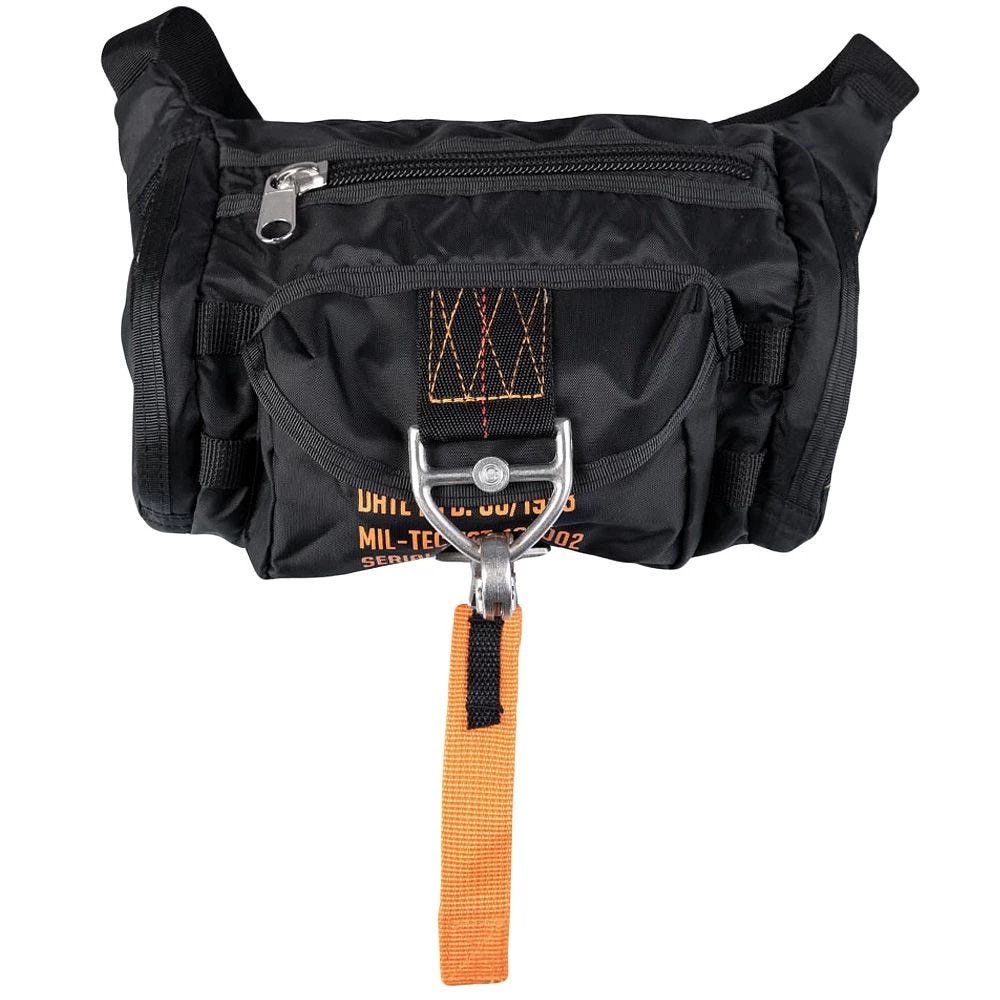 Mil-Tec Fanny Pack Deployment Bag 1' Black 1 Mil-Tec Fanny Pack Deployment Bag 1' Black