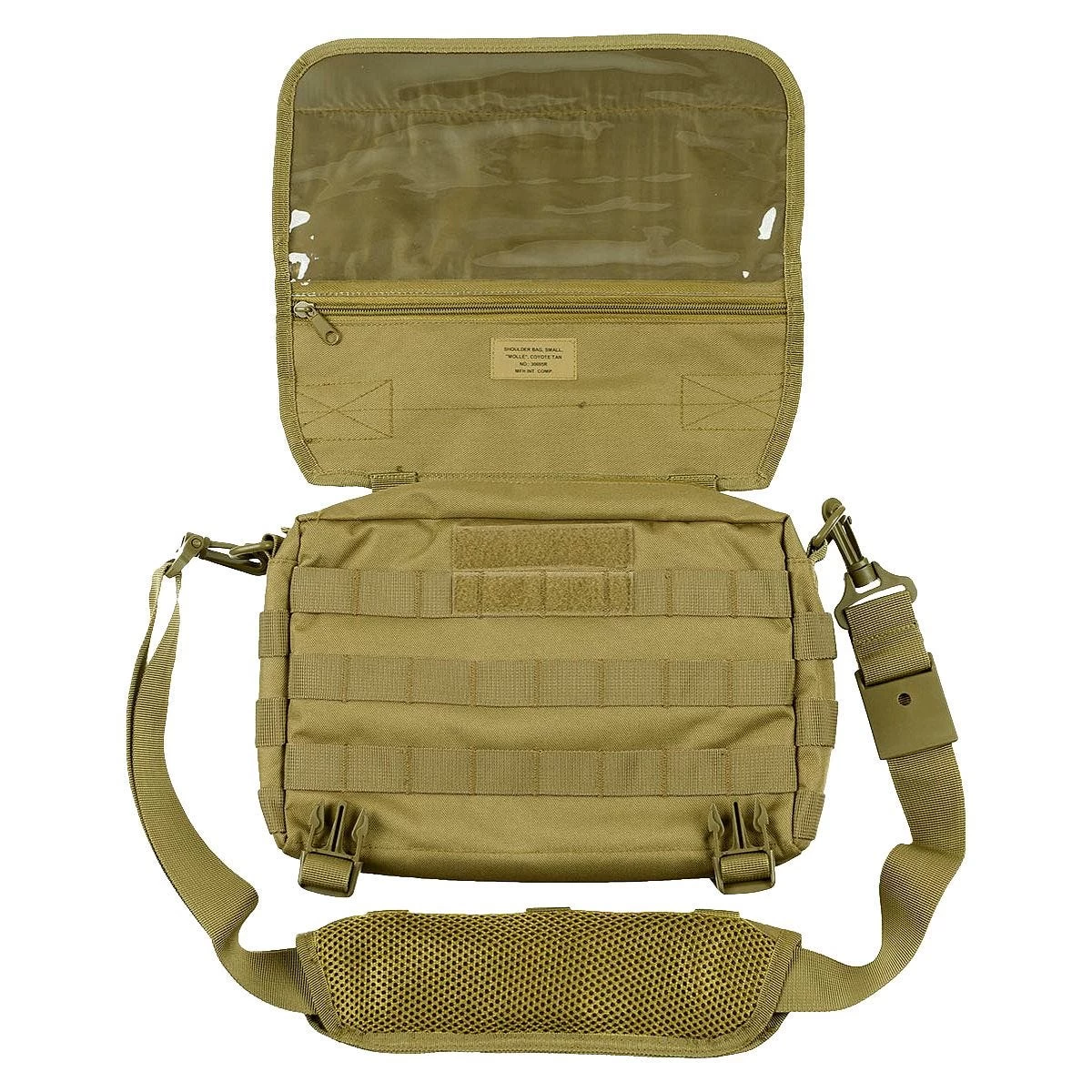 MFH MOLLE Shoulder Bag Padded Straps Coyote Tan 3 MFH MOLLE Shoulder Bag Padded Straps Coyote Tan - Image 3
