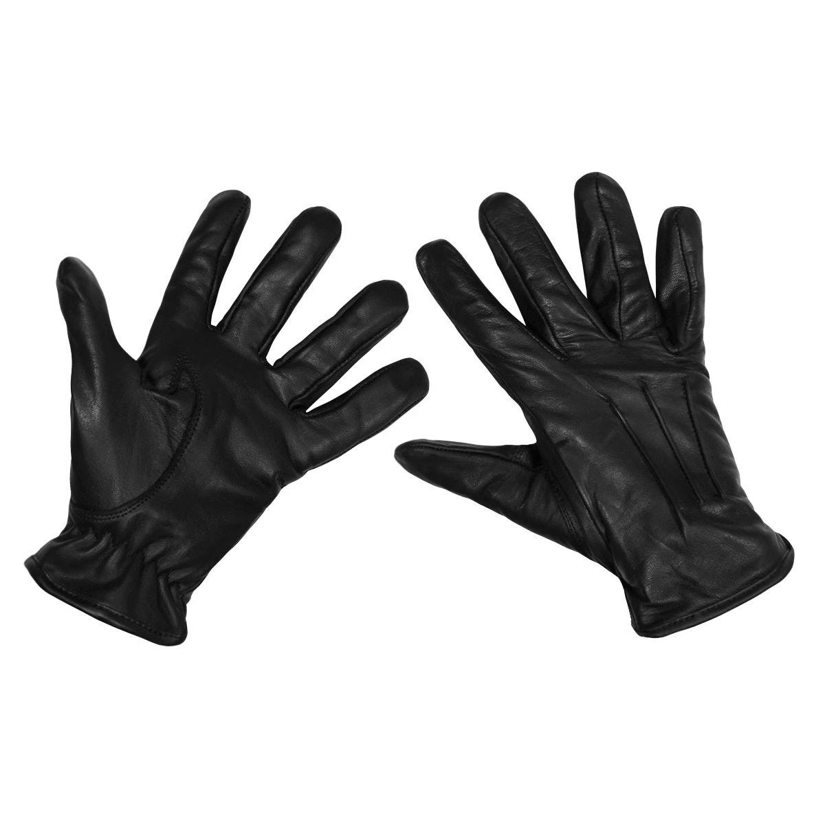 MFH Safety Leather Gloves Black 1 MFH Safety Leather Gloves Black