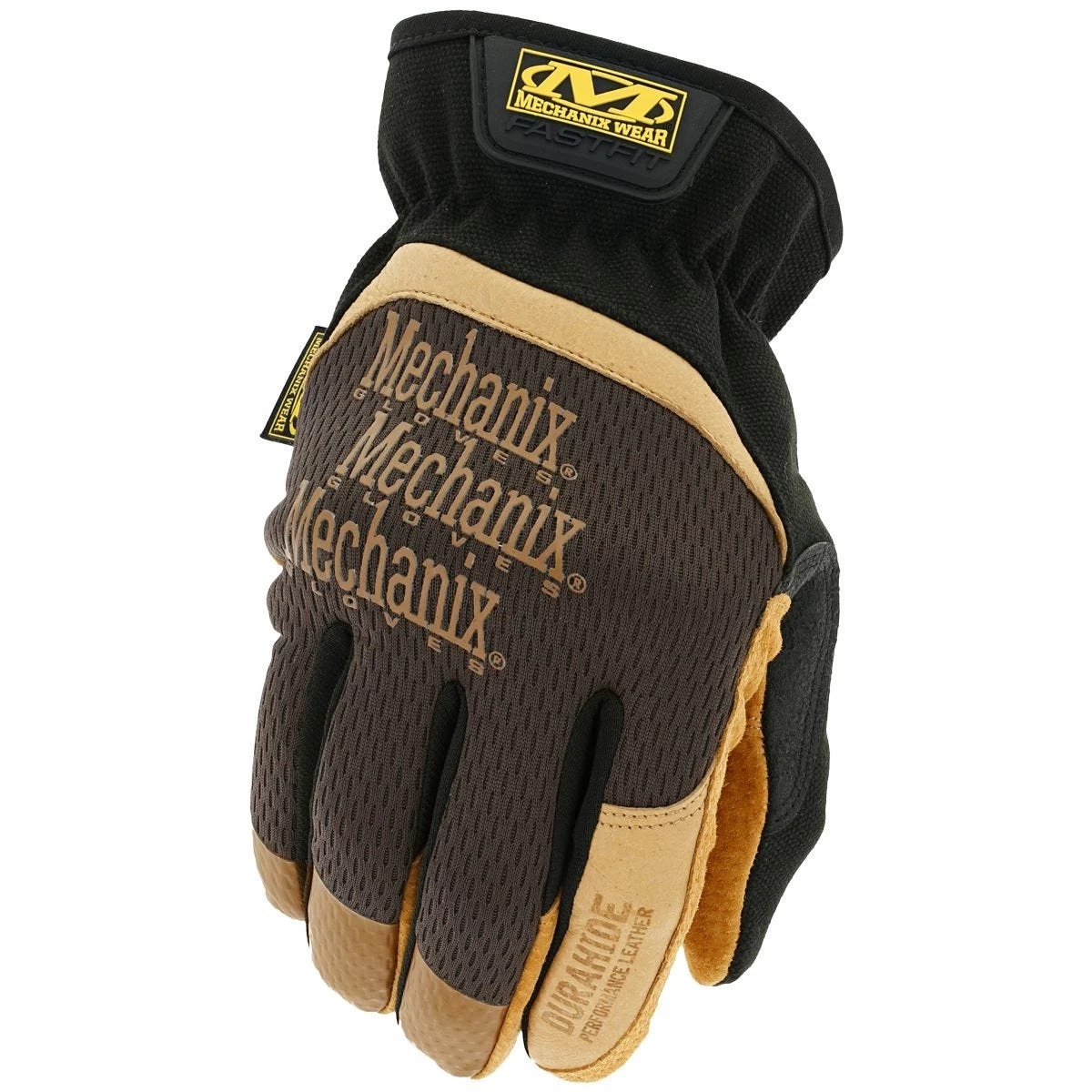 Mechanix Wear FastFit Leather Gloves Brown 2 Mechanix Wear FastFit Leather Gloves Brown - Image 2