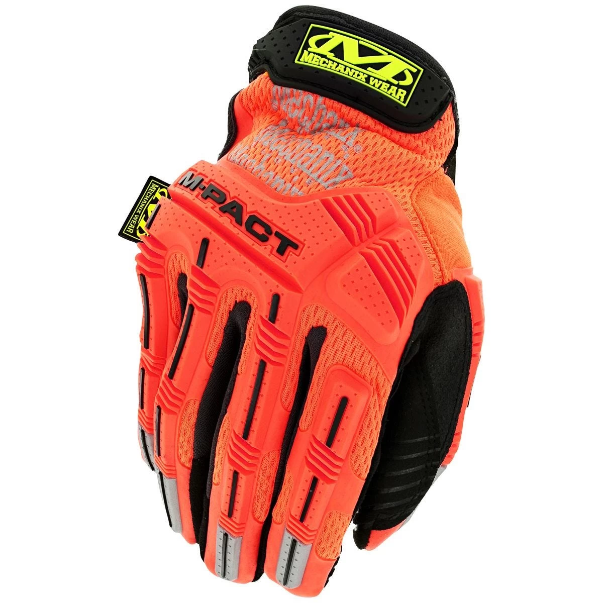 Mechanix Wear M-Pact Hi-Viz Gloves Fluorescent Orange 1 Mechanix Wear M-Pact Hi-Viz Gloves Fluorescent Orange