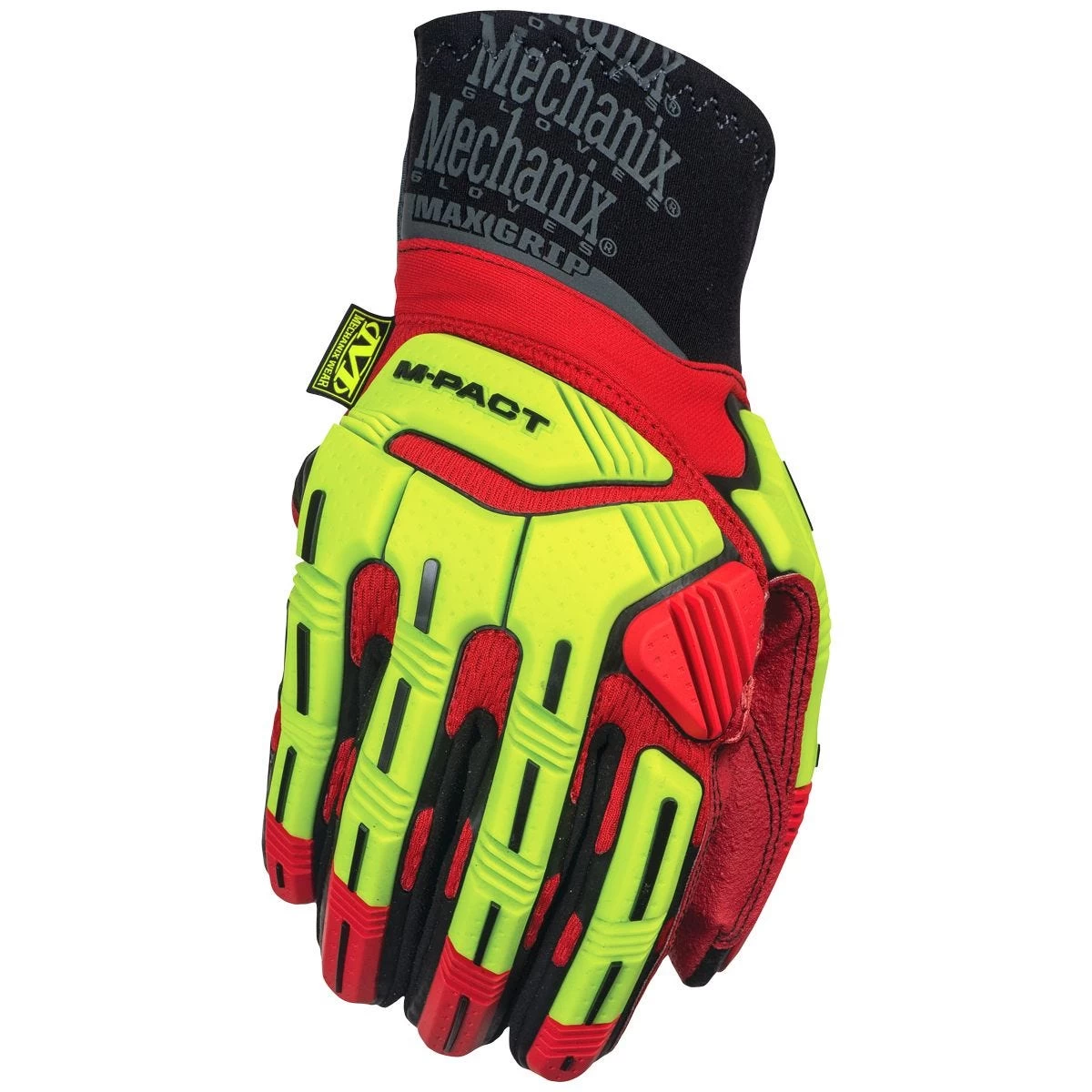Mechanix Wear M-Pact XPLOR Grip Gloves Fluorescent Yellow 1 Mechanix Wear M-Pact XPLOR Grip Gloves Fluorescent Yellow
