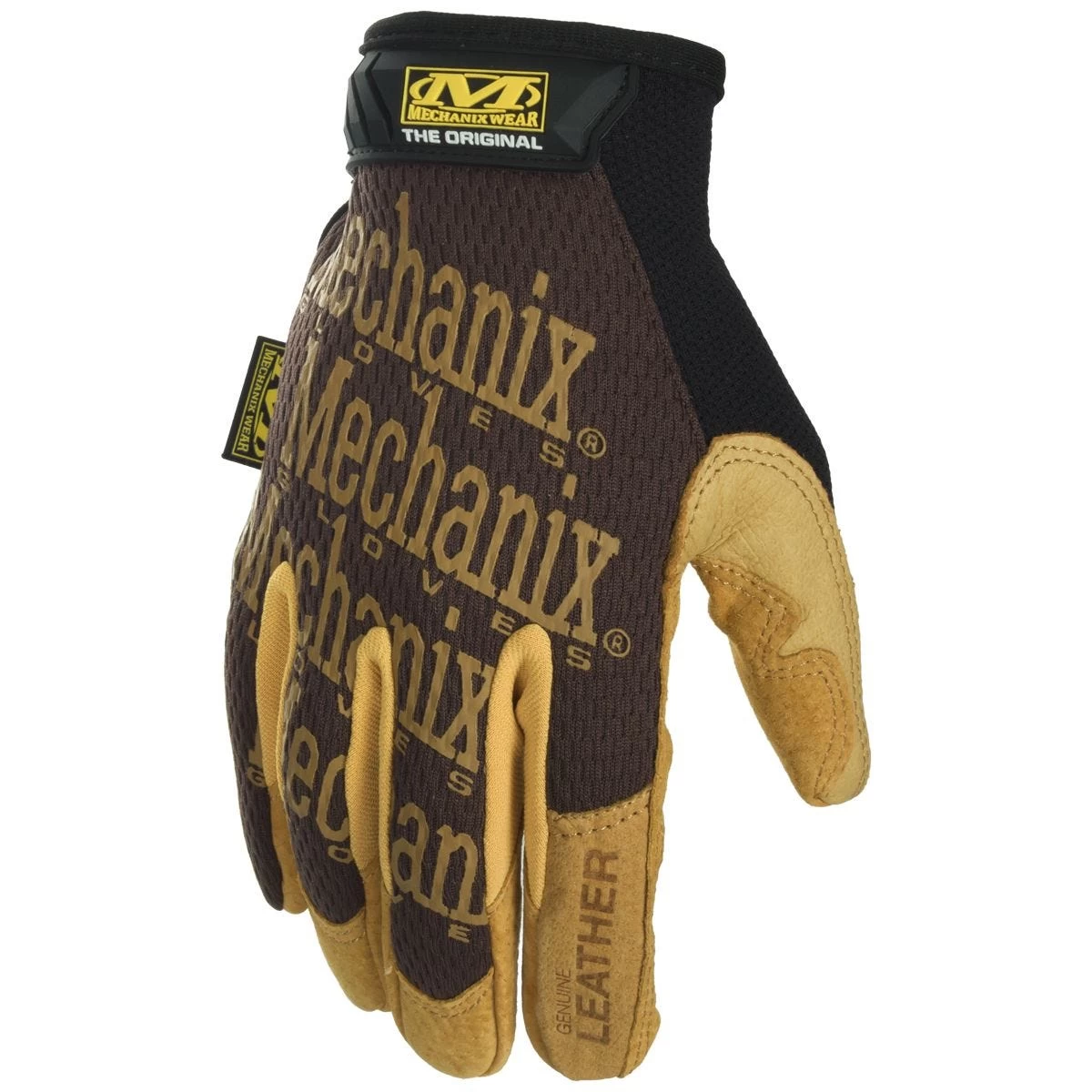 Mechanix Wear Original Leather Gloves Brown 1 Mechanix Wear Original Leather Gloves Brown
