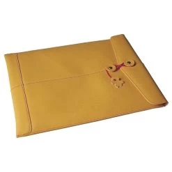 Civilian Pro Manila-15 Leather Laptop Sleeve For MacBook Pro 15" Mango