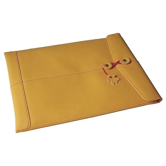 Civilian Pro Manila-15 Leather Laptop Sleeve For MacBook Pro 15" Mango 1 Civilian Pro Manila-15 Leather Laptop Sleeve For MacBook Pro 15" Mango