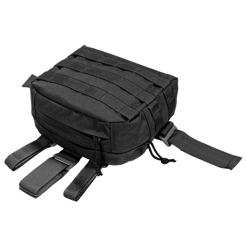 Flyye Drop Leg Accessories Pouch MOLLE Black 2 Flyye Drop Leg Accessories Pouch MOLLE Black - Image 2