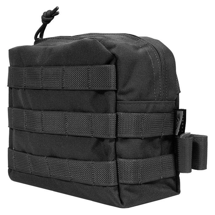 Flyye Drop Leg Accessories Pouch MOLLE Black 5 Flyye Drop Leg Accessories Pouch MOLLE Black - Image 5