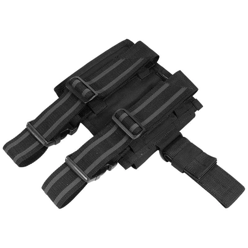 Flyye Drop Leg Double M4/M16 Magazine Pouch Black - Image 2