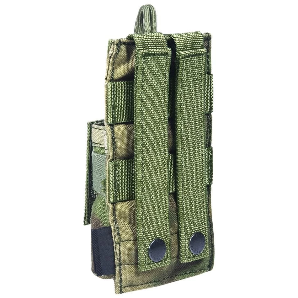 Flyye Short Radio Pouch MOLLE A-TACS FG 2 Flyye Short Radio Pouch MOLLE A-TACS FG - Image 2