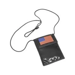 Flyye Neck ID Wallet Black -Outdoor Adventure Shop flyye neck id wallet black 4a 3