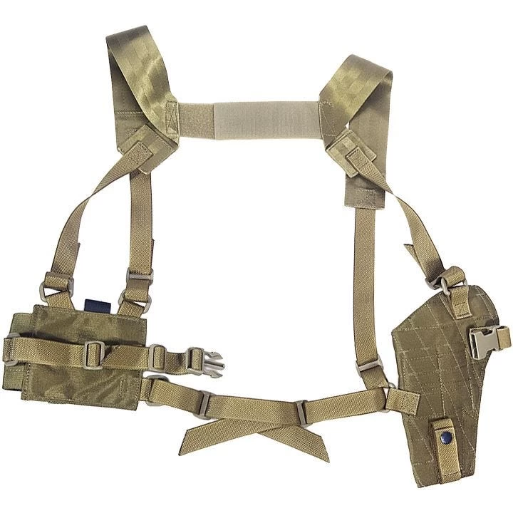 Flyye Shoulder Holster System Panel MOLLE Khaki 2 Flyye Shoulder Holster System Panel MOLLE Khaki - Image 2