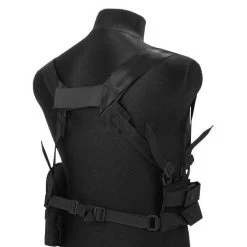 Flyye Shoulder Holster System Panel MOLLE Black -Outdoor Adventure Shop flyye shoulder molle system panel black 2b 2