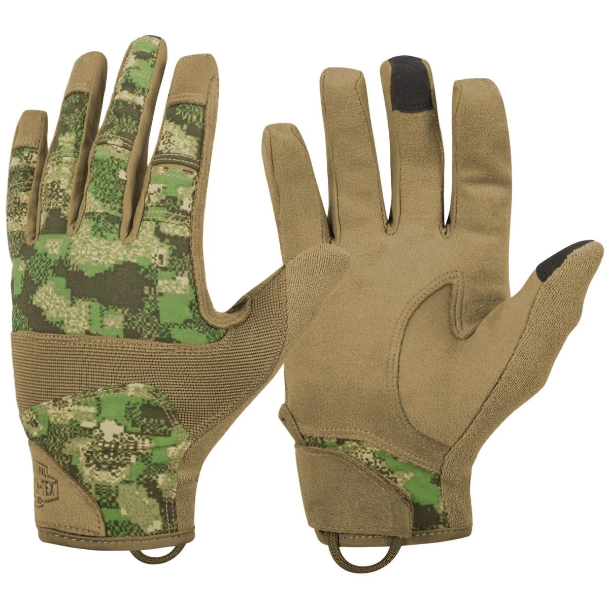 Helikon Range Tactical Hard Gloves PenCott WildWood/Coyote 1 Helikon Range Tactical Hard Gloves PenCott WildWood/Coyote