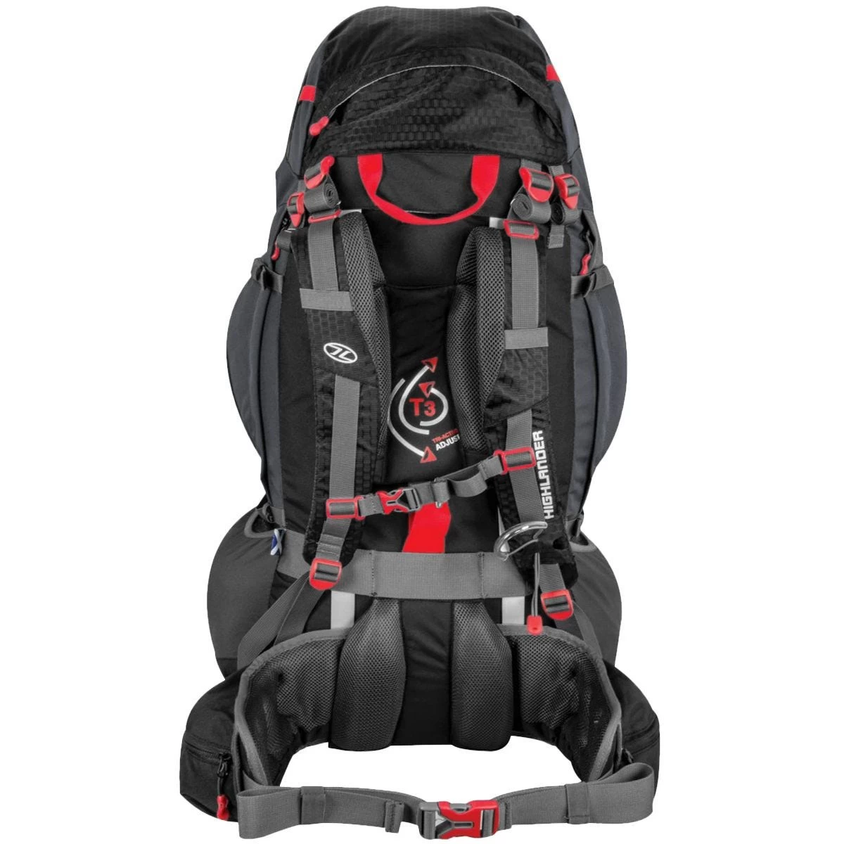 Highlander Ben Nevis 85 Rucksack Black 2 Highlander Ben Nevis 85 Rucksack Black - Image 2