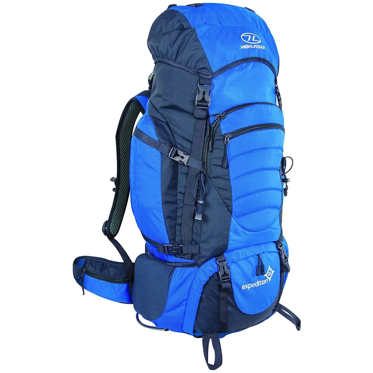 Highlander Expedition 65 Rucksack Blue 1 Highlander Expedition 65 Rucksack Blue
