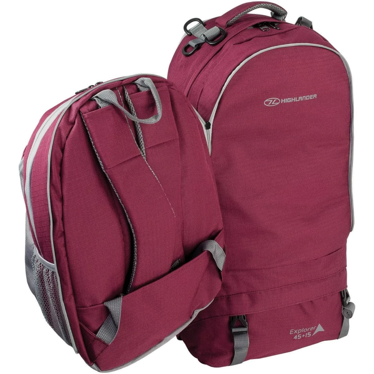 Highlander X-plorer Ruckcase 45+15L Raspberry 3 Highlander X-plorer Ruckcase 45+15L Raspberry - Image 3