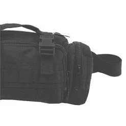 MFH Waist And Shoulder Bag Black -Outdoor Adventure Shop hip shoulder bag black 2C