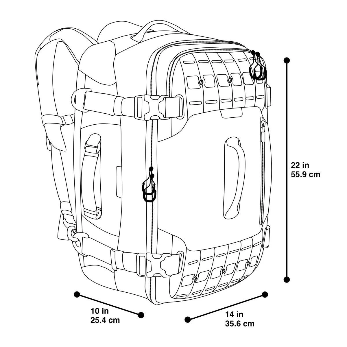 Maxpedition Ironcloud Adventure Travel Bag Gray 2 Maxpedition Ironcloud Adventure Travel Bag Gray - Image 2