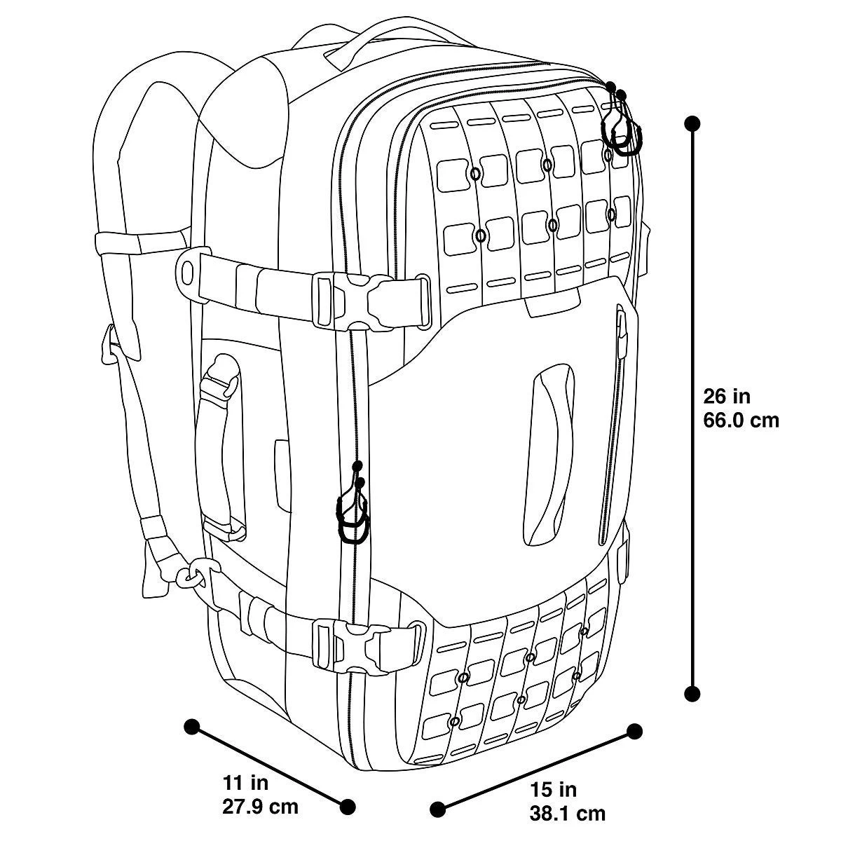 Maxpedition Ironstorm Adventure Travel Bag Tan 2 Maxpedition Ironstorm Adventure Travel Bag Tan - Image 2