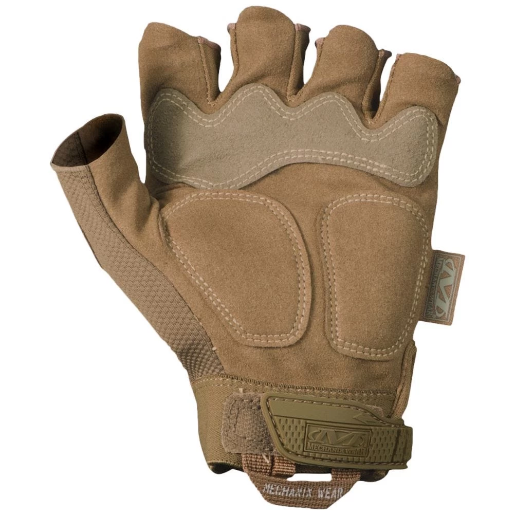 Mechanix Wear M-Pact Fingerless Gloves Coyote 2 Mechanix Wear M-Pact Fingerless Gloves Coyote - Image 2