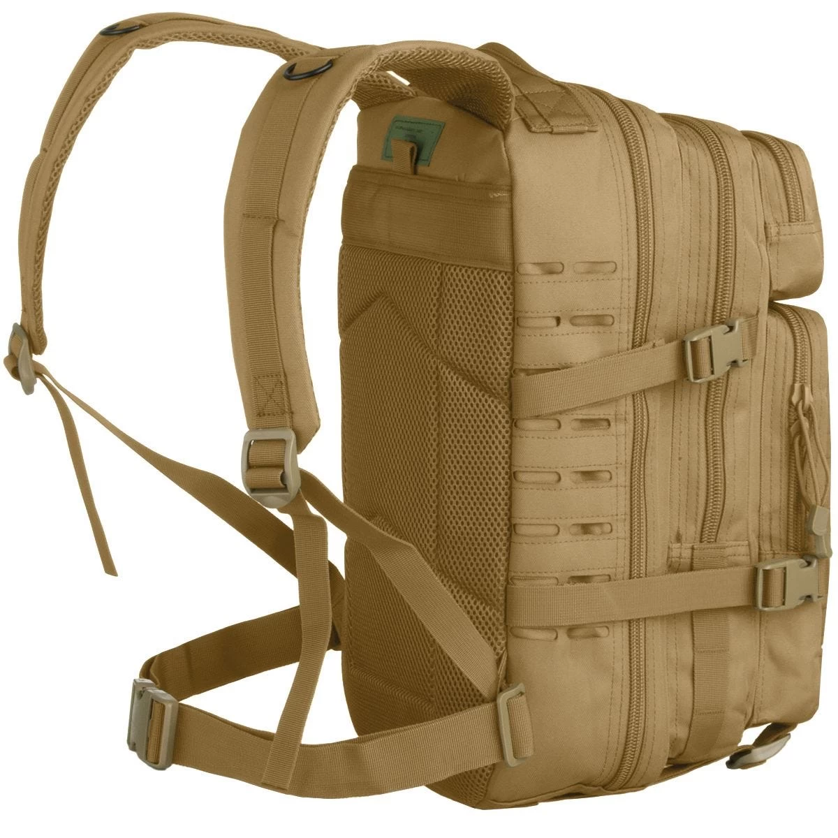MFH Assault I Backpack Laser Coyote Tan 2 MFH Assault I Backpack Laser Coyote Tan - Image 2