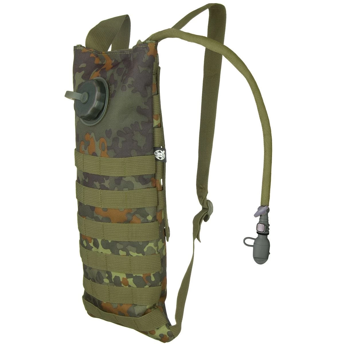 MFH Hydration Bladder And Carrier MOLLE Flecktarn 1 MFH Hydration Bladder And Carrier MOLLE Flecktarn