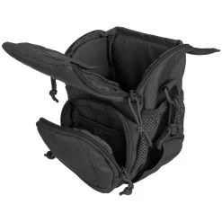 MFH Skout MOLLE Shoulder Bag Black -Outdoor Adventure Shop mfh skout molle shoulder bag black 3
