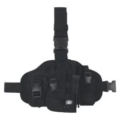 MFH MOLLE Leg Holster With Pouches Black
