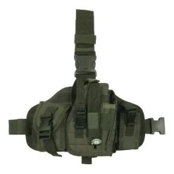 MFH MOLLE Leg Holster With Pouches Olive