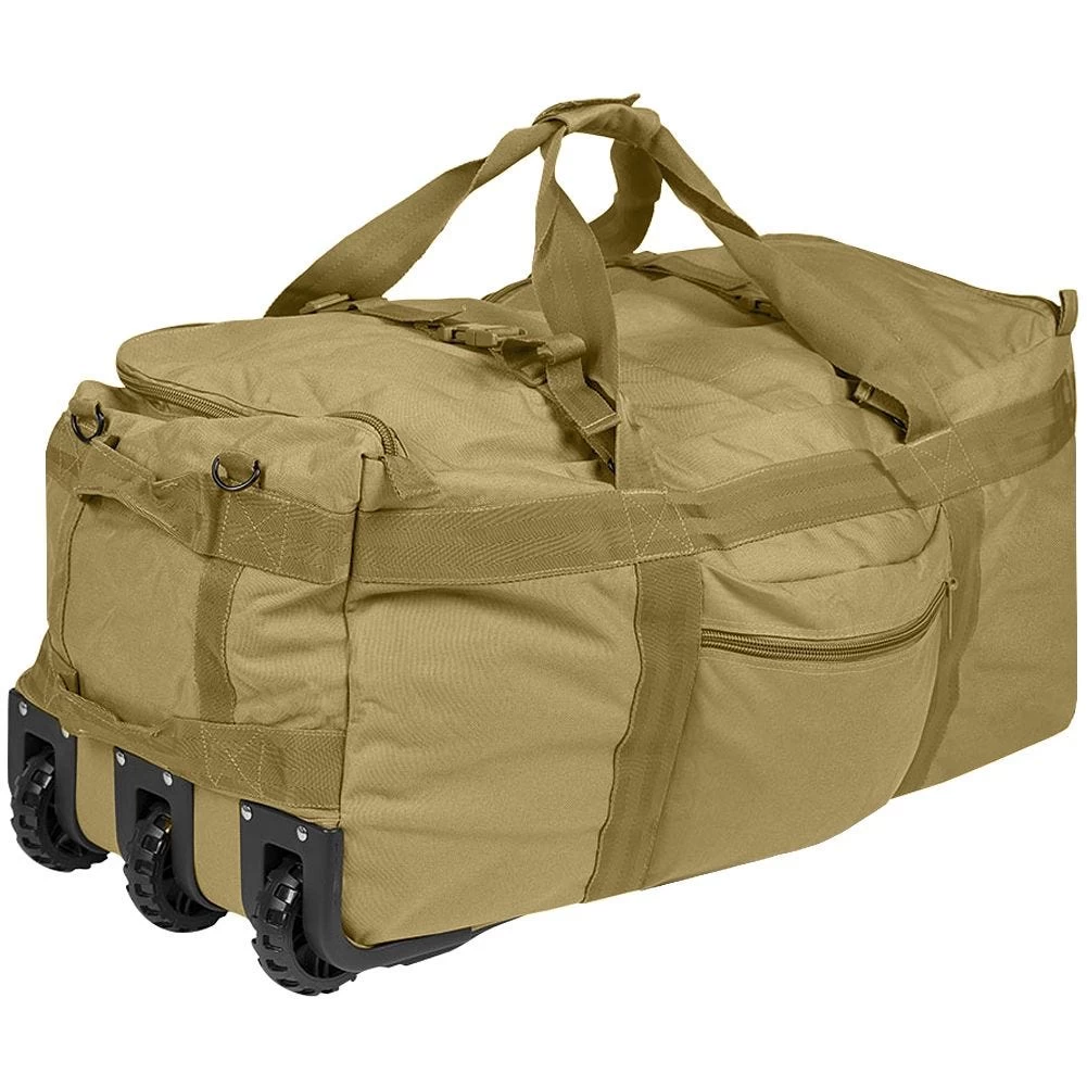 Mil-Tec Combat Carrying Duffel With Rolls Coyote 1 Mil-Tec Combat Carrying Duffel With Rolls Coyote