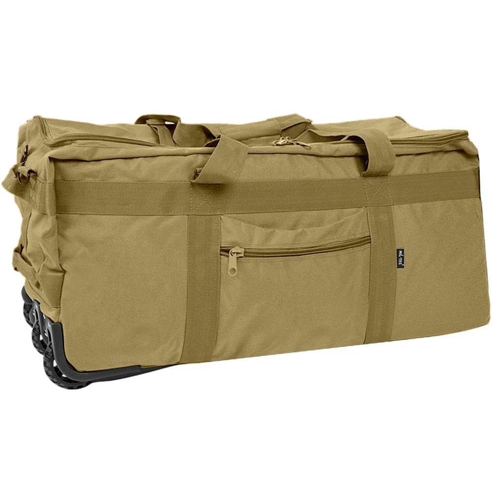 Mil-Tec Combat Carrying Duffel With Rolls Coyote 2 Mil-Tec Combat Carrying Duffel With Rolls Coyote - Image 2