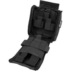 Mil-Tec Individual First Aid Kit Laser Cut Pouch Black -Outdoor Adventure Shop mil tec ifak medic pouch laser cut black 4