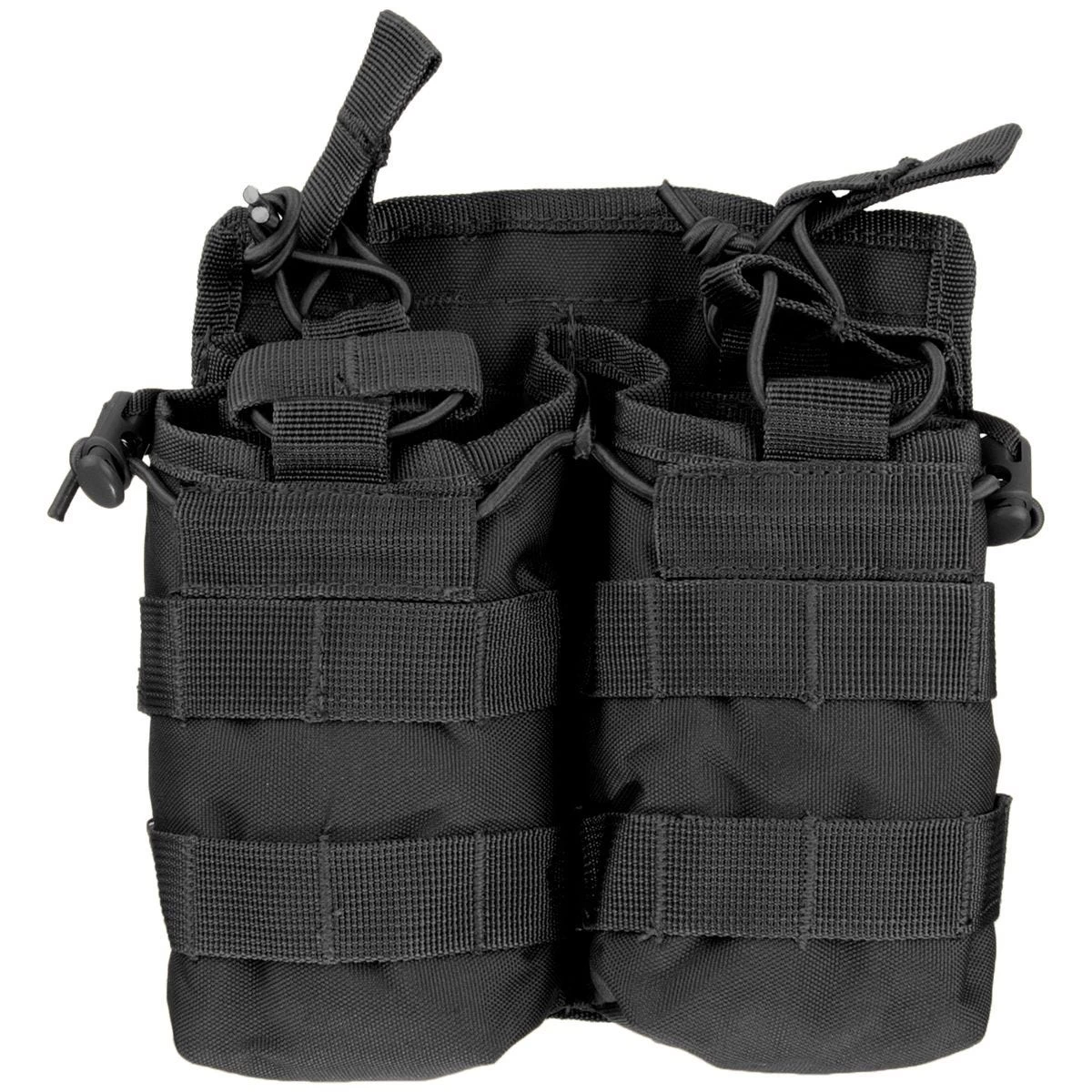 Mil-Tec Open Top Double Mag Pouch Black 1 Mil-Tec Open Top Double Mag Pouch Black