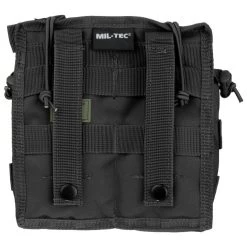 Mil-Tec Open Top Double Mag Pouch Black 5 Mil-Tec Open Top Double Mag Pouch Black -Outdoor Adventure Shop mil tec open top double pouch black 3a