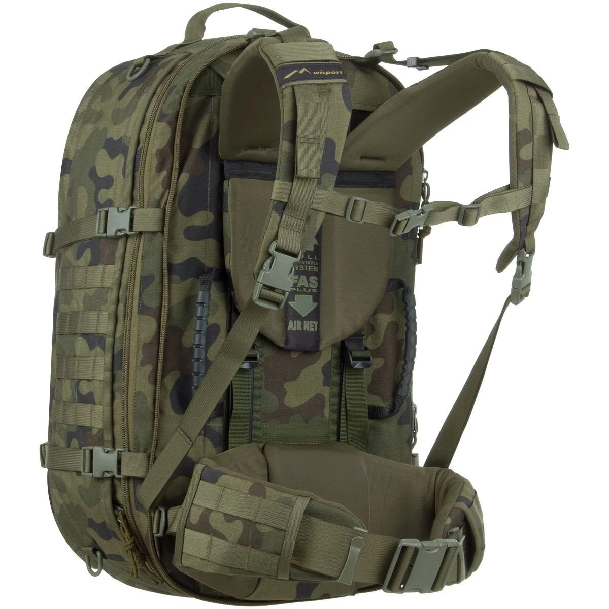 Wisport Crossfire Shoulder Bag And Rucksack PL Woodland 2 Wisport Crossfire Shoulder Bag And Rucksack PL Woodland - Image 2